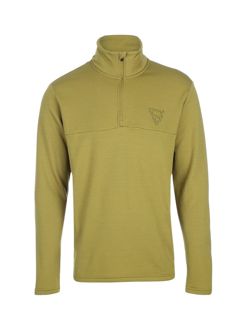 Brunotti Daronst Fleece Herren Fleecepullover Midlayer Skirolli dark moss