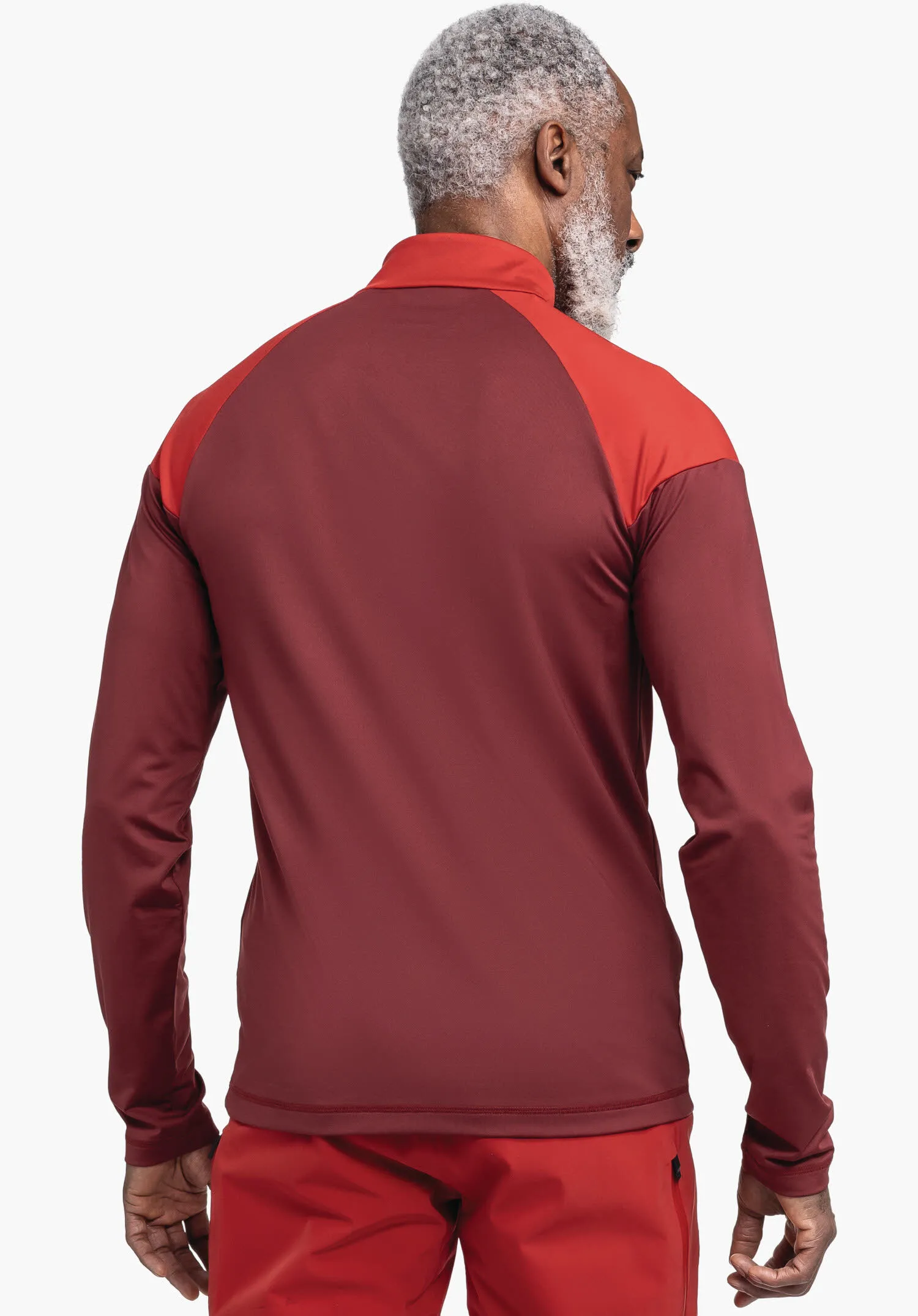 Schöffel Lenggries Herren Longsleeve Skirolli rot