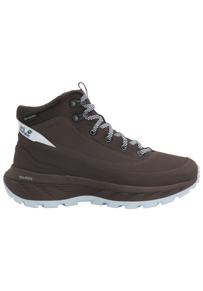 JACK WOLFSKIN WILD QUEST TEXAPORE MID W Winterstiefel Damen braun