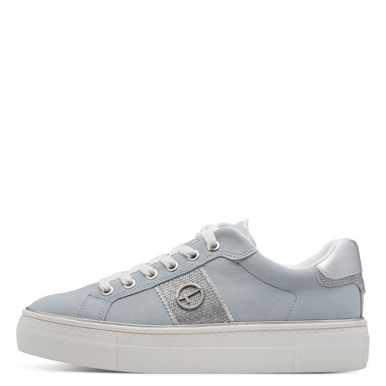 Tamaris Schnürer light blue sue Damen