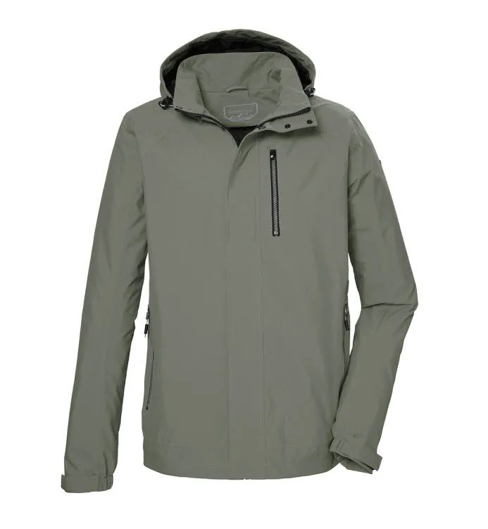 Killtec KOS 52 MN JCKT Regenjacke Herren grüngrau