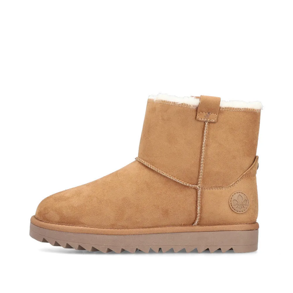 Rieker Kurzstiefel Damen Stiefel gefüttert braun