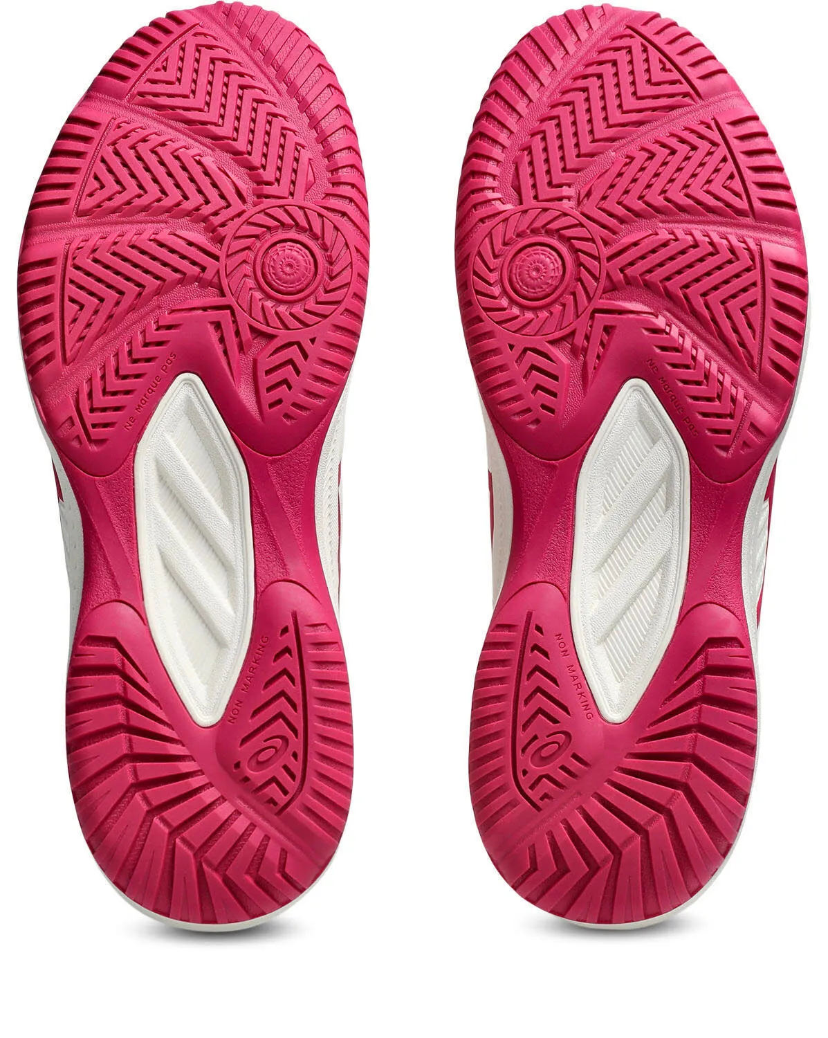 Asics Court Slide 4 Damen Tennisschuhe Sneaker weiß/rosa
