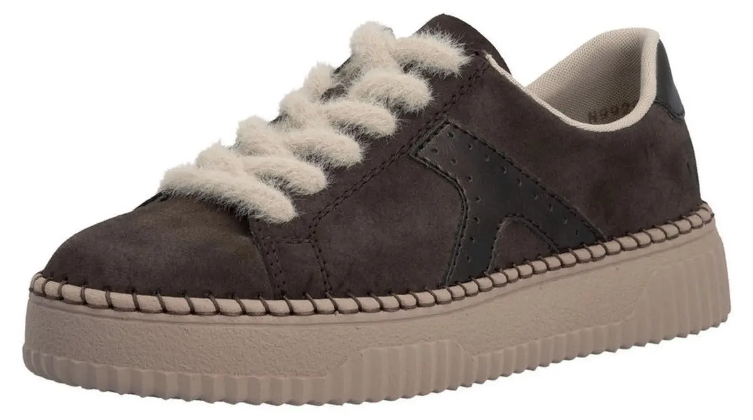 Rieker Damen Halbschuhe Sneaker braun