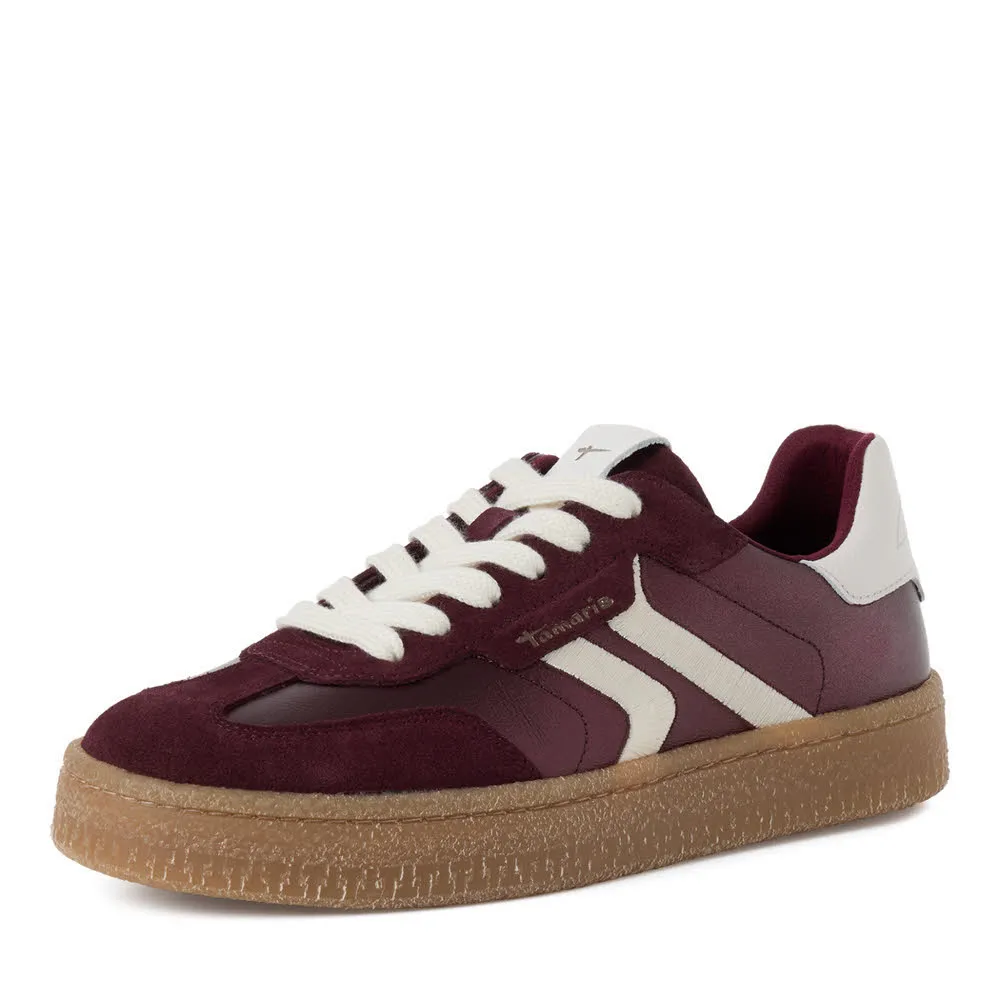 Tamaris Damen Sneaker Schnürer rot