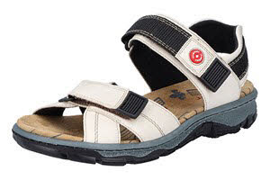 Rieker Damen Sandalen Trekkingsandalen weiß NEU