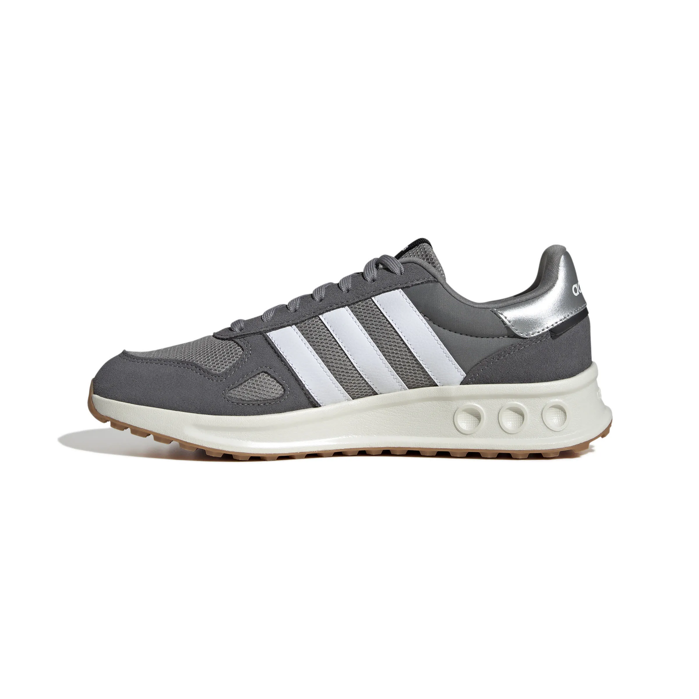 adidas RUN 84 Herren Sneaker Low sportlich Freizeitschuhe grau/weiß
