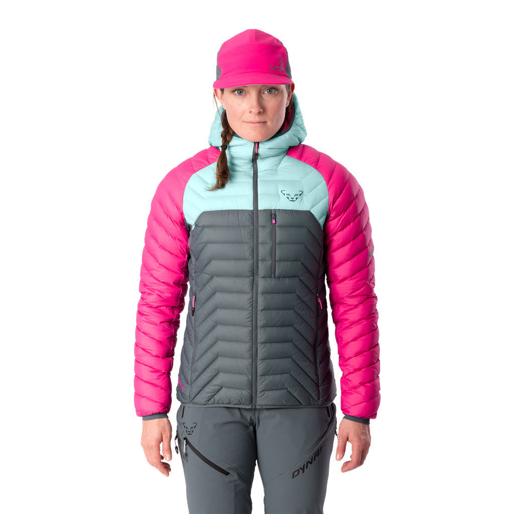 Dynafit RADICAL RDS DWN HOOD JKT Damen Daunenjacke Outdoorjacke pink