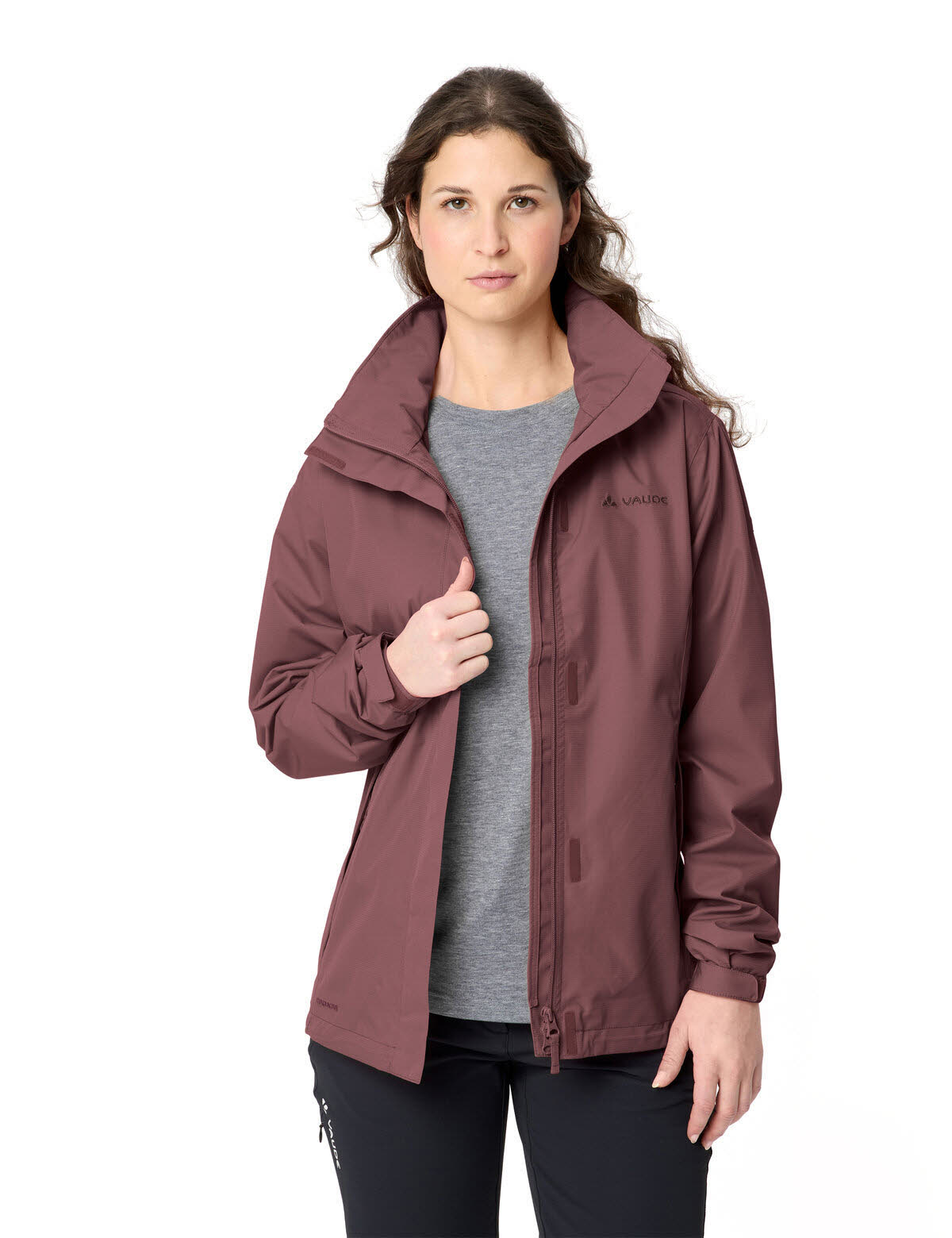 Vaude Escape Light Jacket ruby dusk Damen Regenjacke