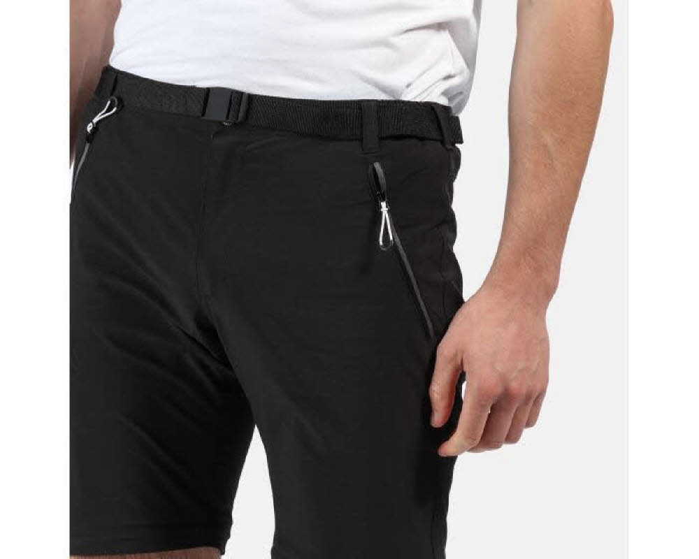 Regatta Xert Str Z/O III Herren Zip-Off Wanderhose Trekkinghose schwarz NEU