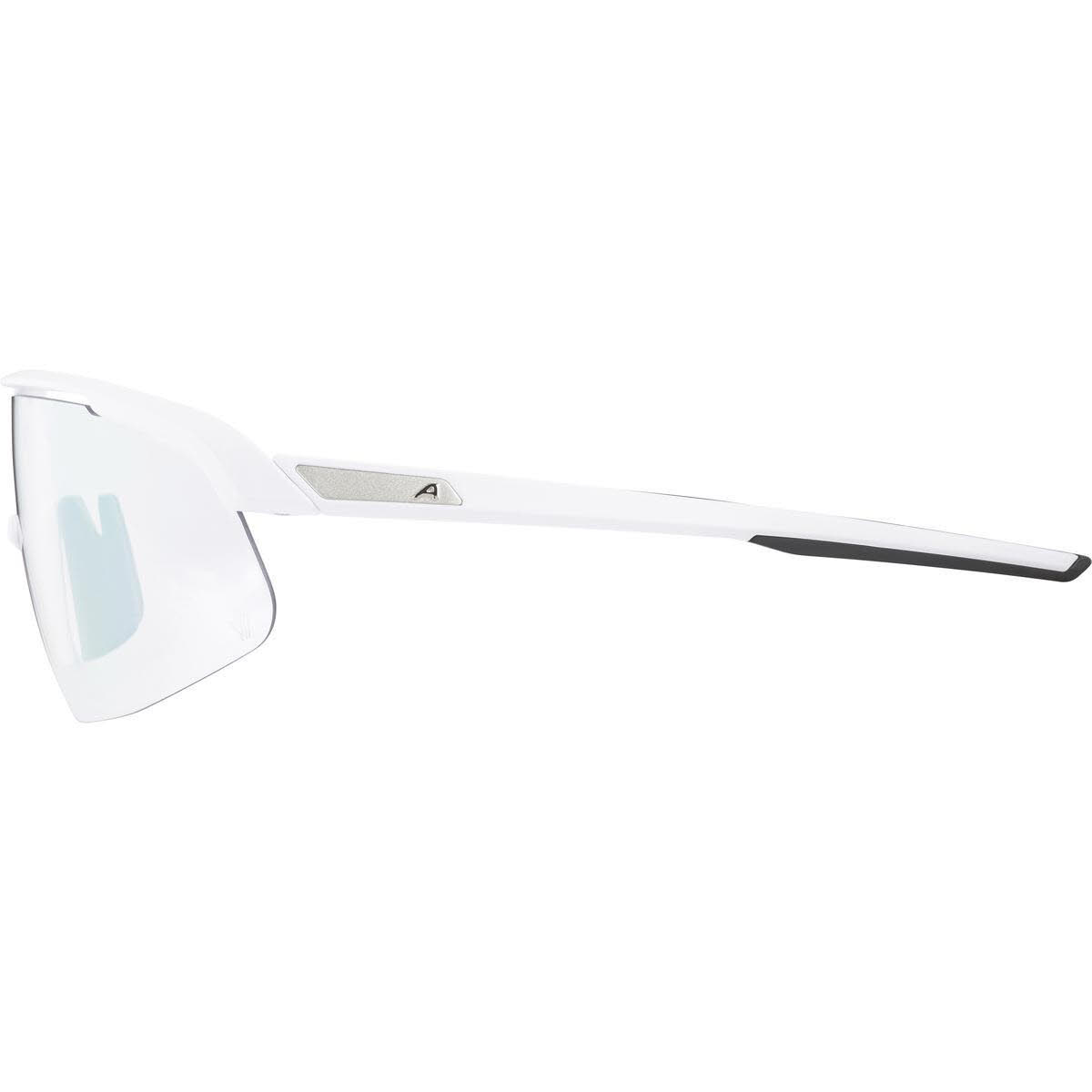 Alpina TURBO PRO S V Unisex Sportbrille Sonnenbrille white matt