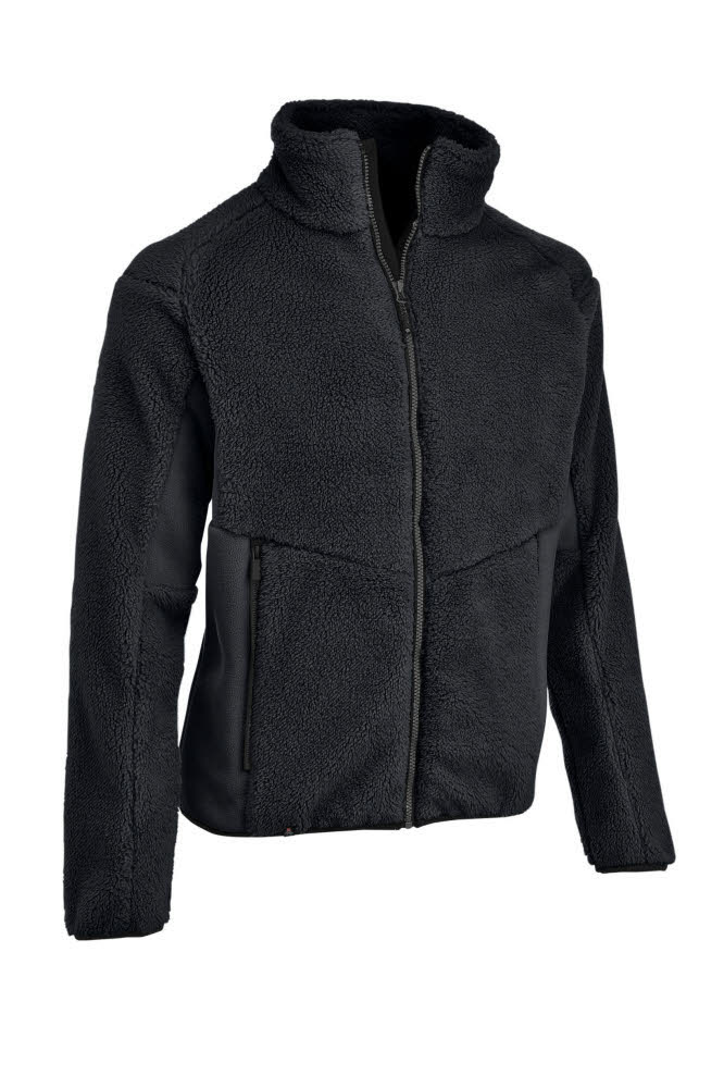 Maul Sport Göteborg Herren Fleecejacke Freizeitjacke schwarz