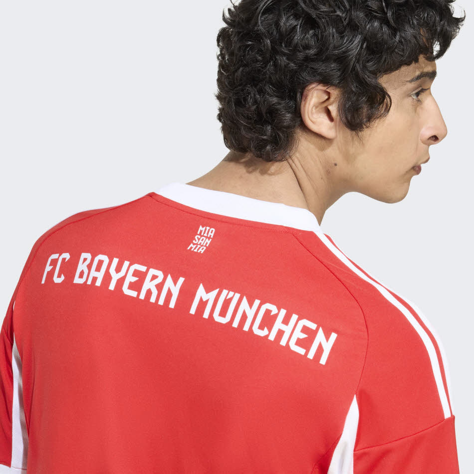 adidas FC Bayern München 25/26 Heimtrikot Herren Fußballtrikot rot/weiß