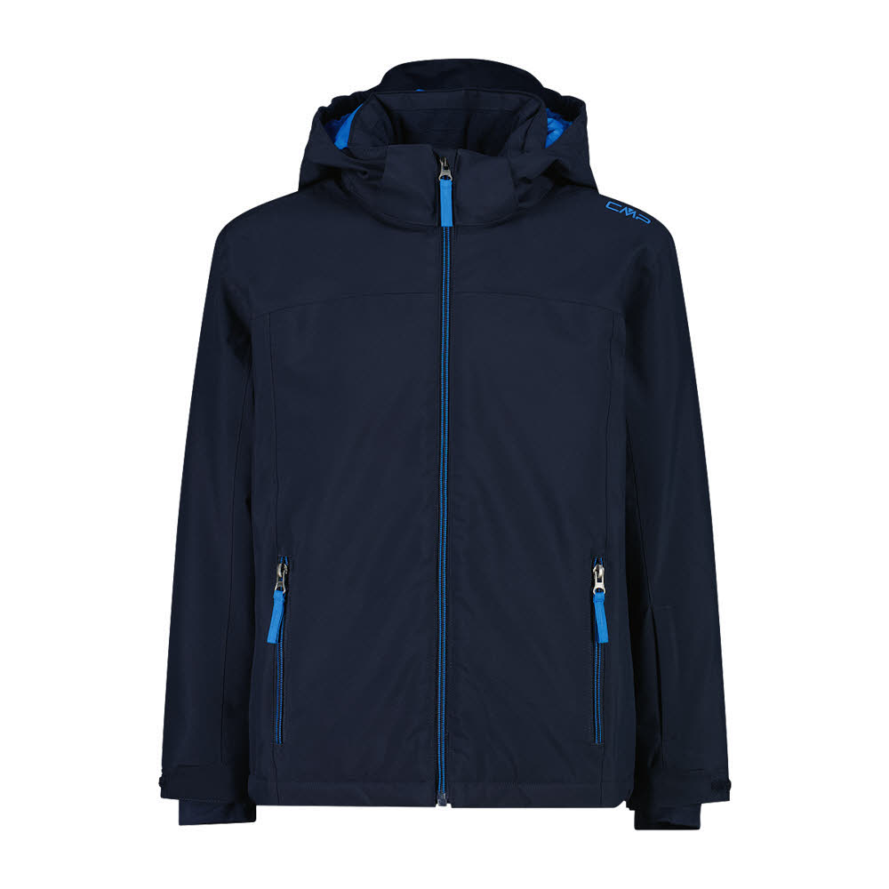 CMP JACKET SNAPS HOOD Kinder Skijacke Winterjacke blau