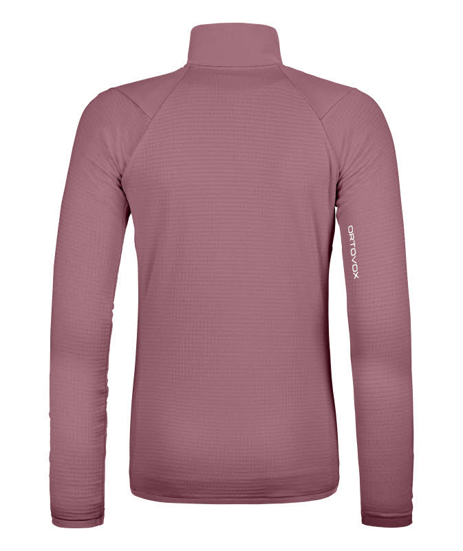 Ortovox FLEECE GRID JACKET Damen Fleecejacke rosa