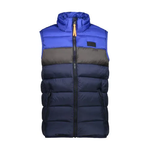 CMP HE MAN VEST Herren Weste ärmellos Kragen warm Outdoor Sport Freizeit multicolor NEU