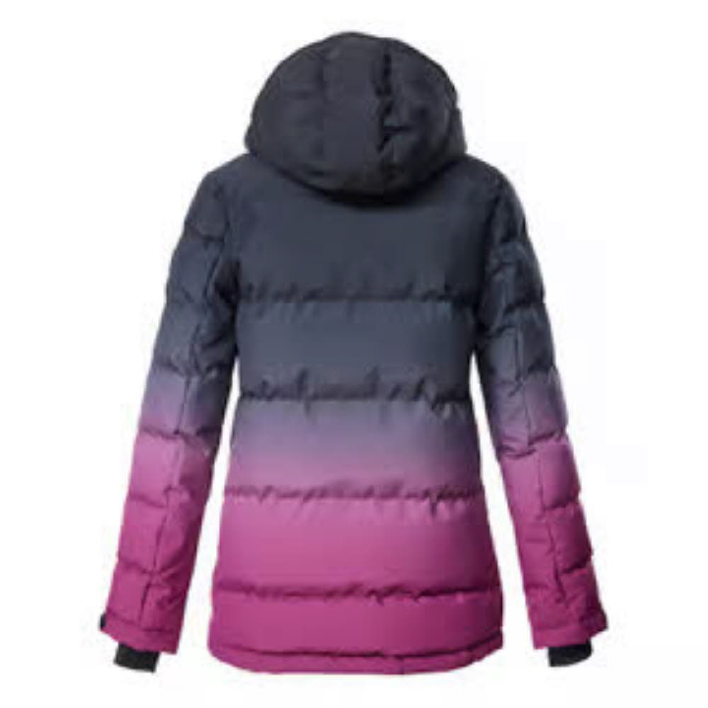 Ski-Steppjacke KSW 330 GRLS SKI QLTD JCKT Mädchen dunkel himbeere