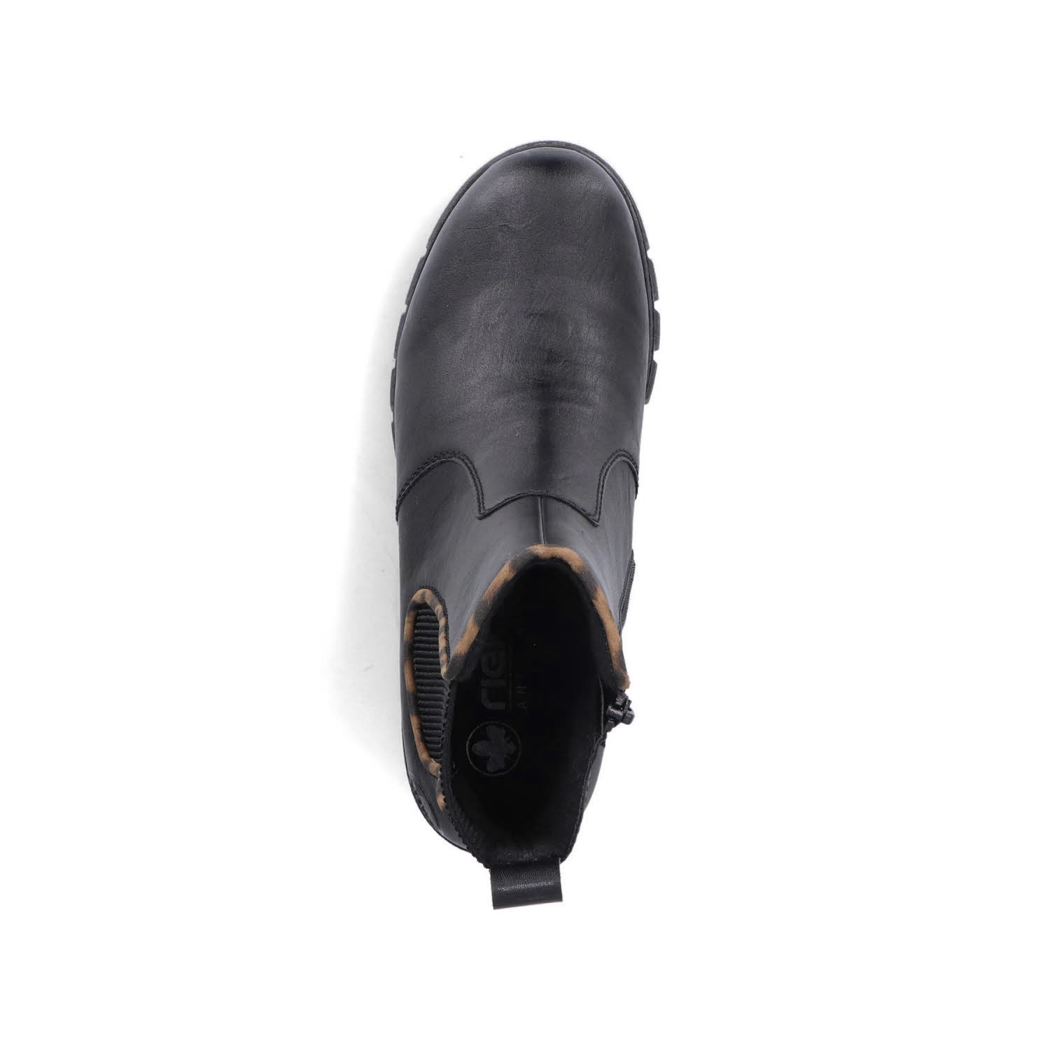 Rieker HWK Damen Stiefel Damen Modestiefel Chelsea Boots schwarz