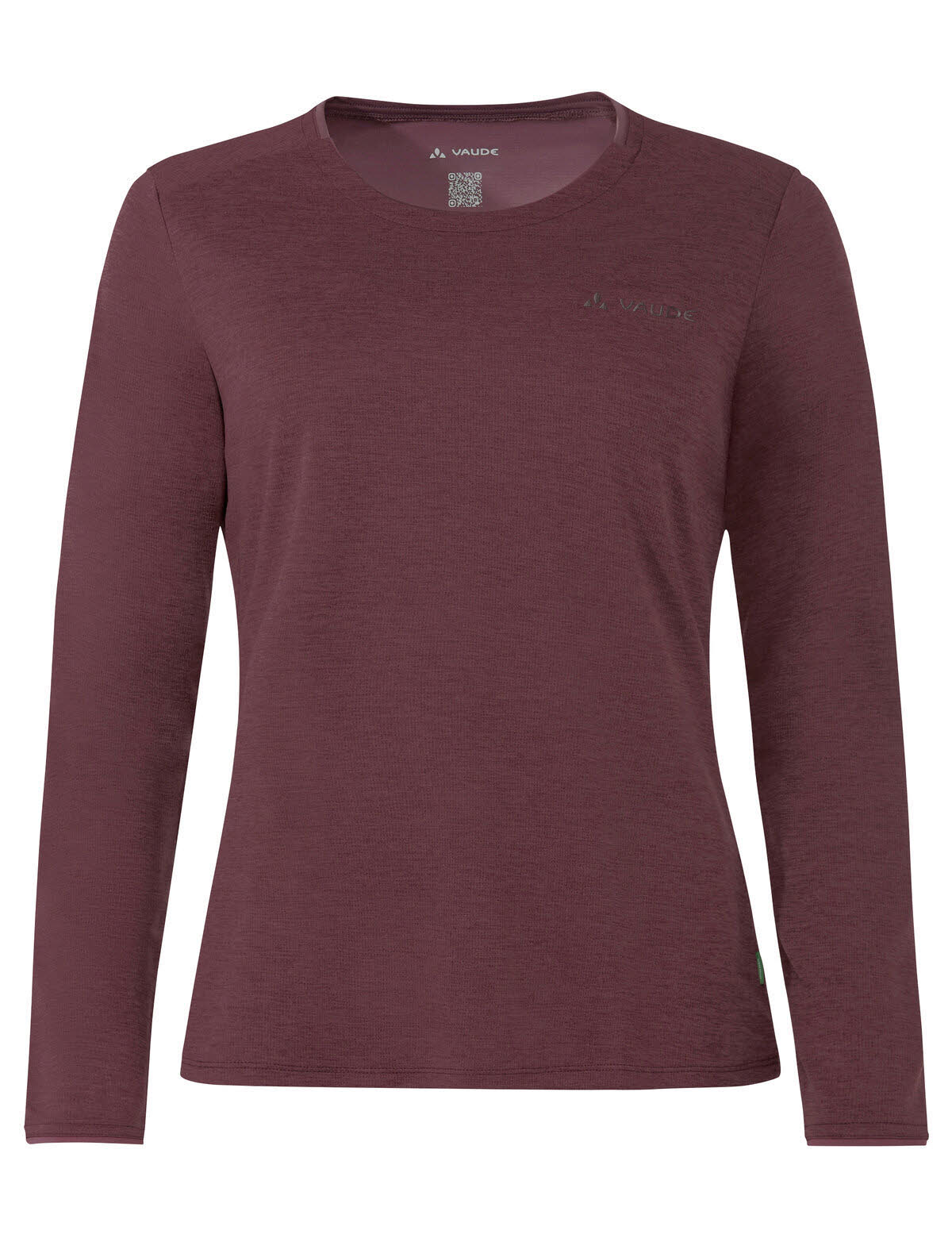 Vaude Essential LS Damen Sweatshirt Langarmshirt ruby dusk