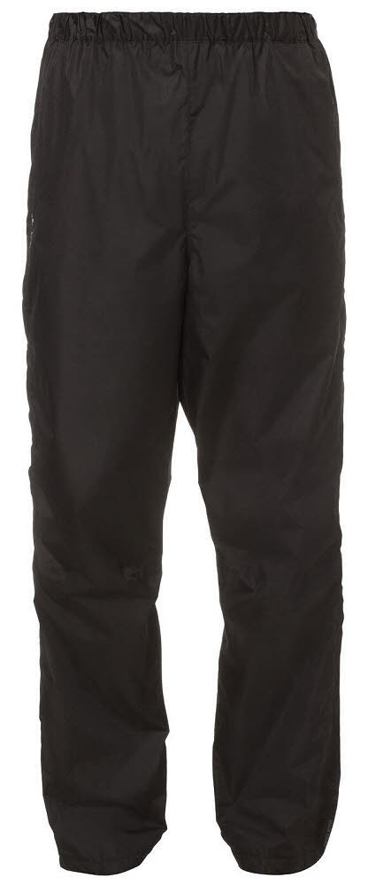 Vaude Fluid Full-Zip Pants II Herren Regenhose Multifunktionshose schwarz NEU