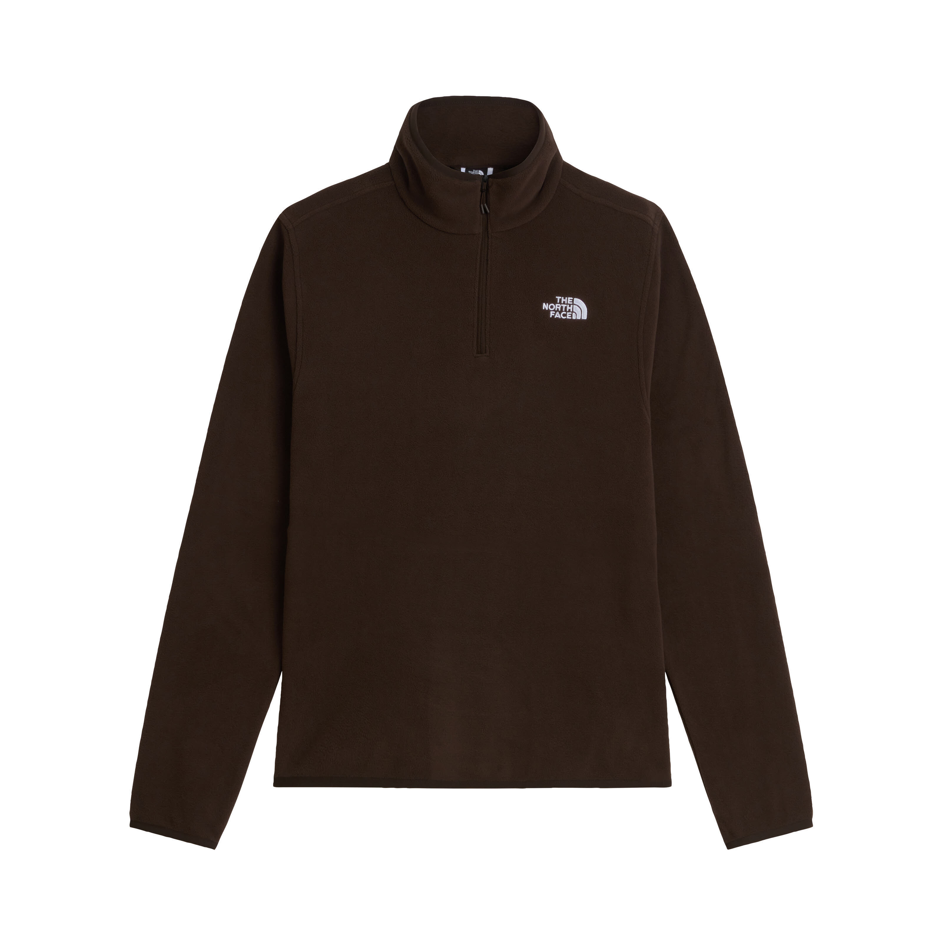 The North Face GLACIER FLEECE 1/4 ZIP JACKET Herren Pullover braun