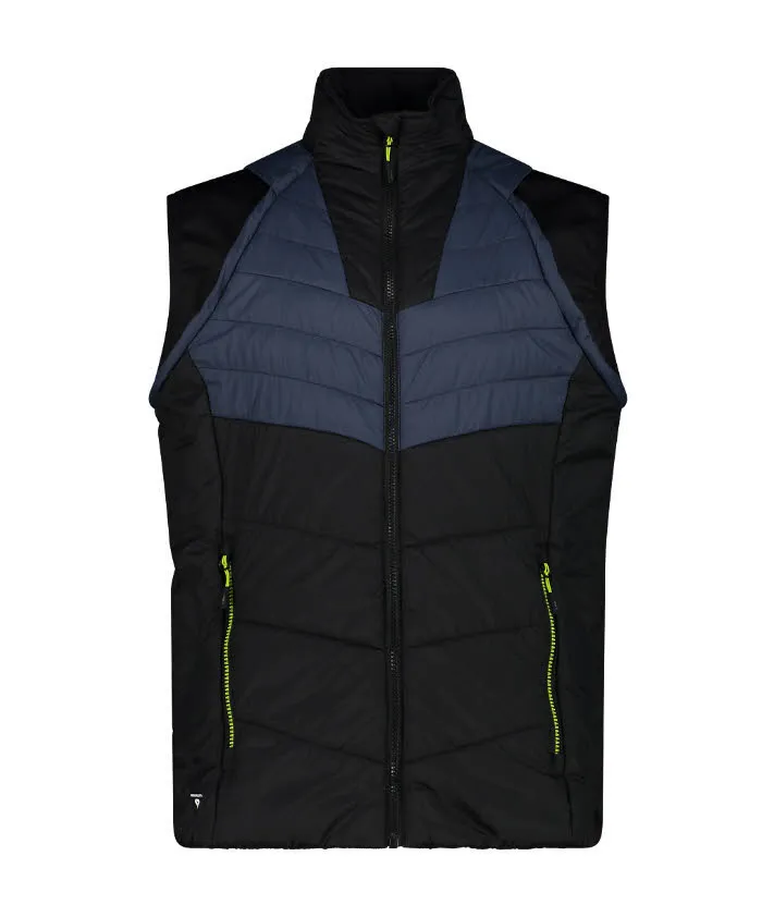 CMP Herren Hybridjacke Daunenjacke Daunenweste schwarz