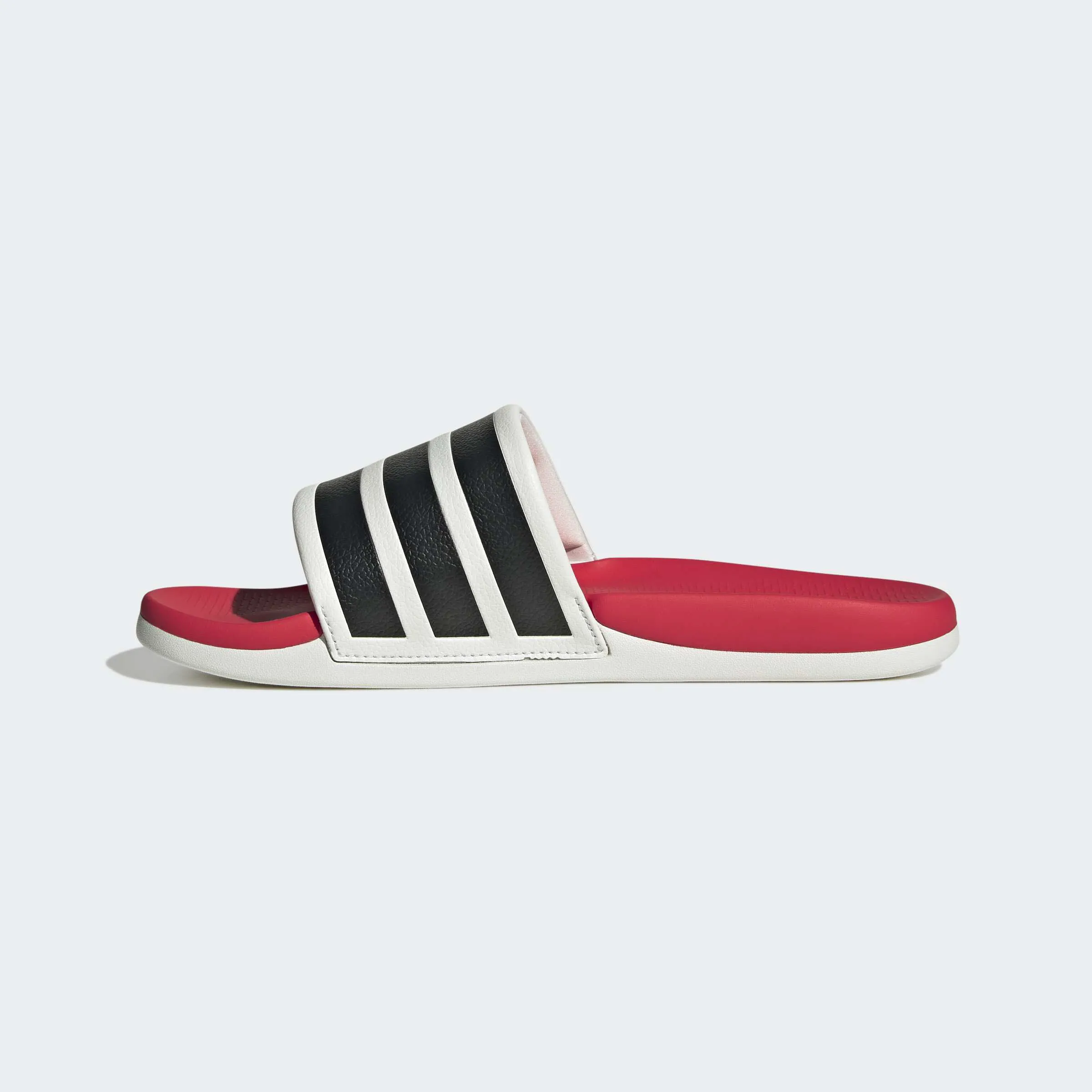 adidas ADILETTE COMFORT 2.0 Unisex Badelatschen weiß/rot/schwarz