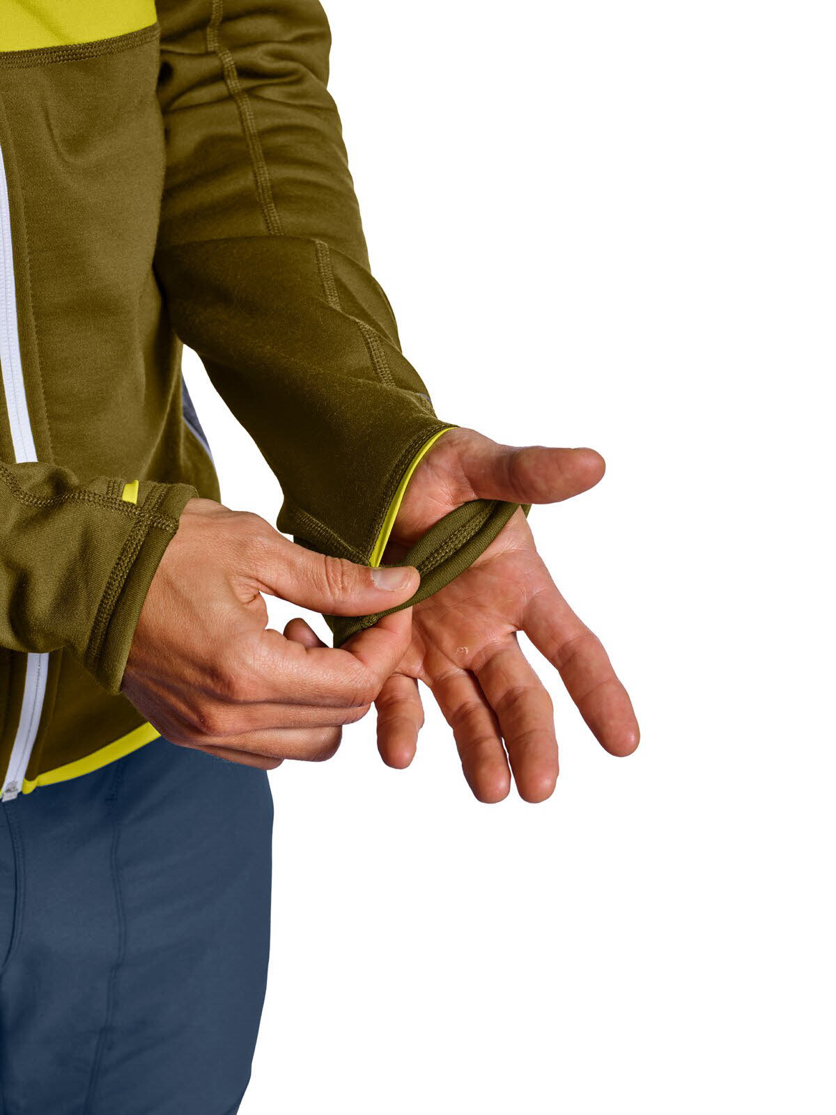 Ortovox Fleece Hoody Herren Hoodie Fleecejacke blau