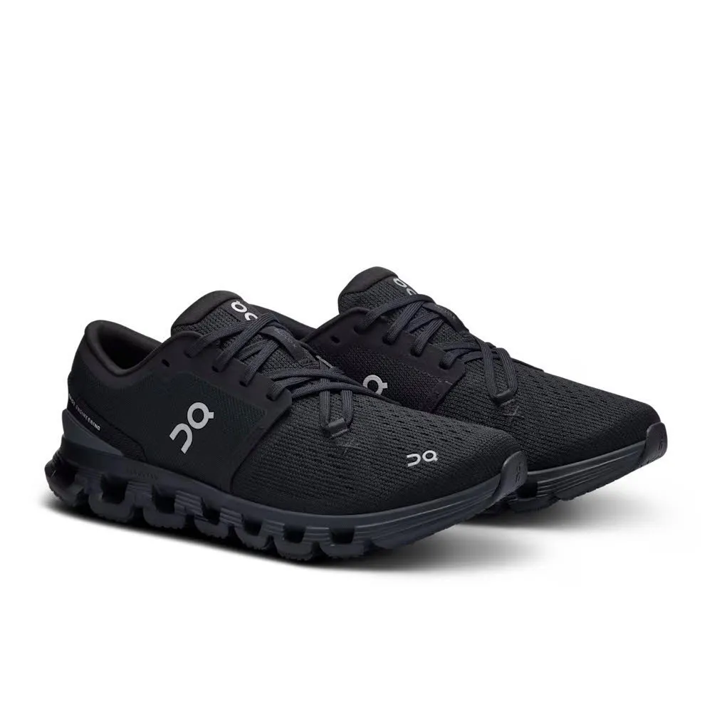 ON Cloud X 4 Damen Freizeitschuhe Sneaker schwarz