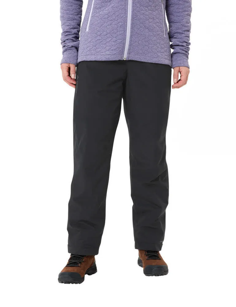 VAUDE Rosemoor Pants wasserdichte Wanderhose Damen schwarz