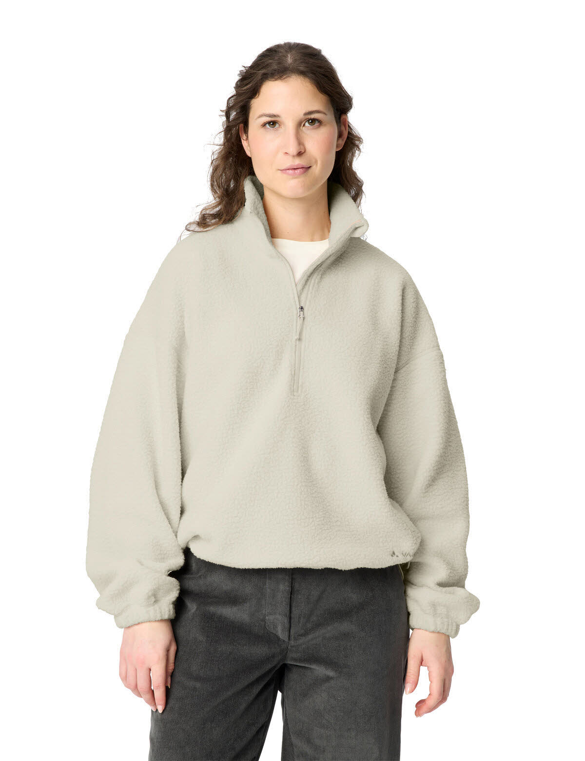 Vaude Najun HZ Damen Fleecepullover ecru