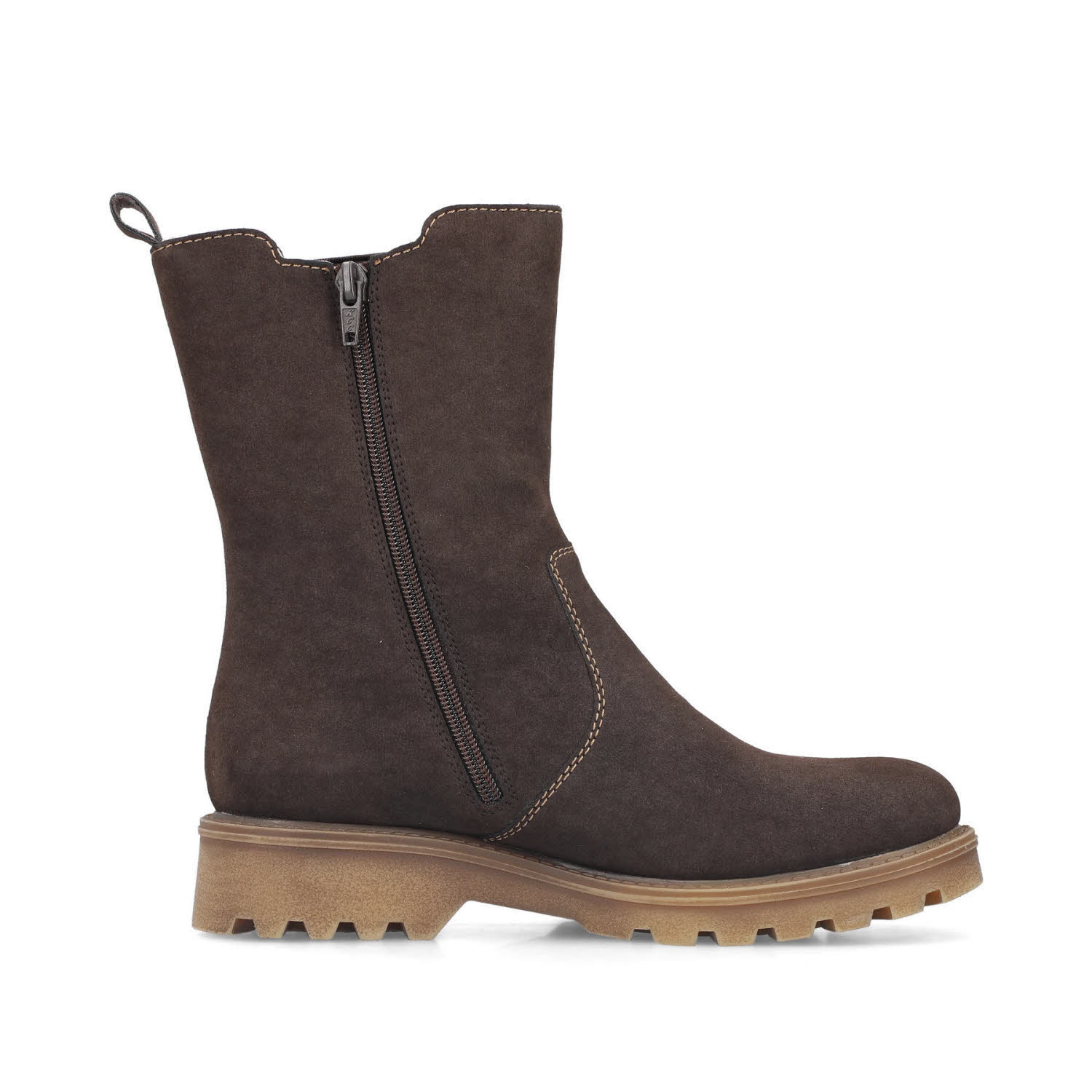 Rieker Chelsea Boots Damen Winterstiefel Modestiefel braun