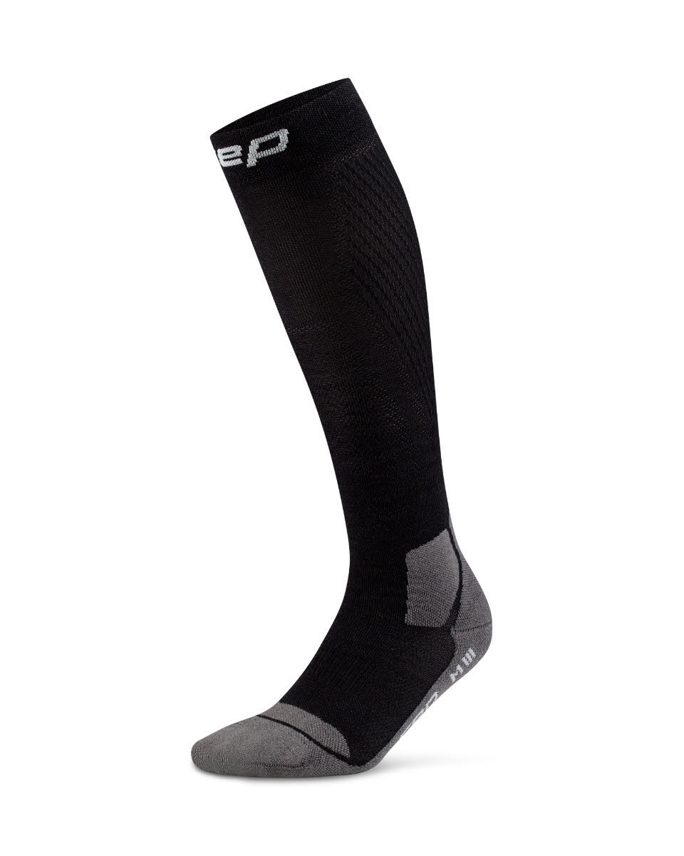 CEP Hiking Light Cushion Tall Herren Trekkingsocken Kompressionssocken black/grey