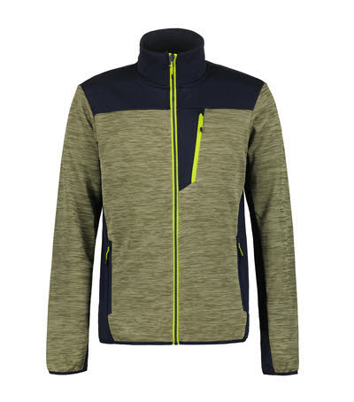 Icepeak Jacke BOLIGEE Fleecejacke Midlayer Herren olivgrün