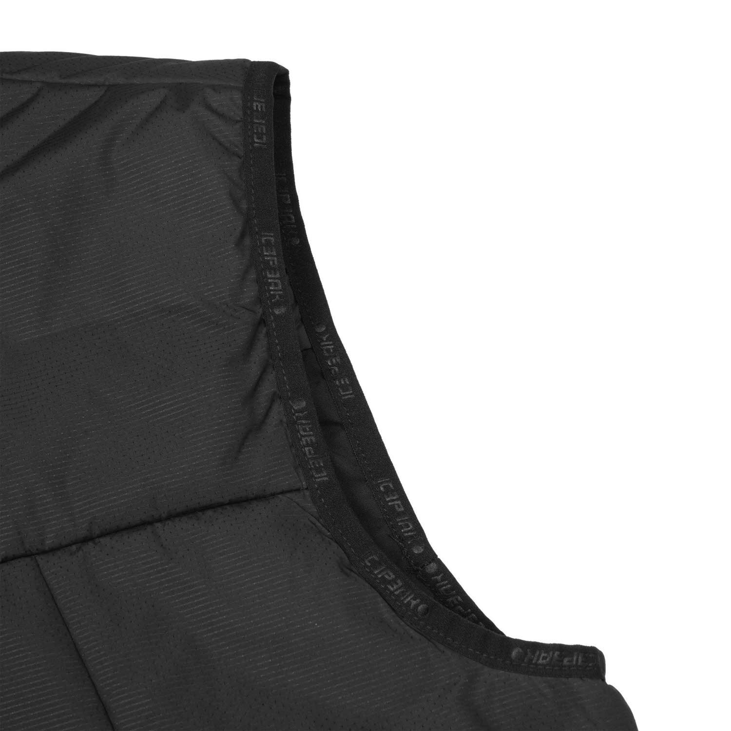ICEPEAK HE ICEPEAK BARLOW Herren Steppweste schwarz