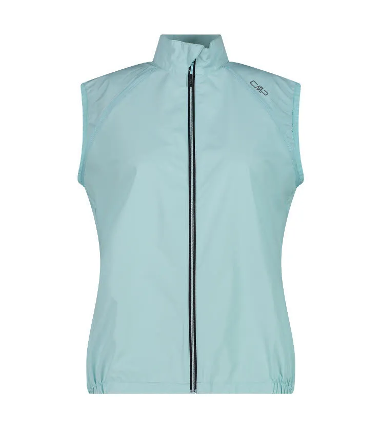 CMP JACKET WITH DETACHABLE SLEEVES Radjacke Radweste Damen hellblau