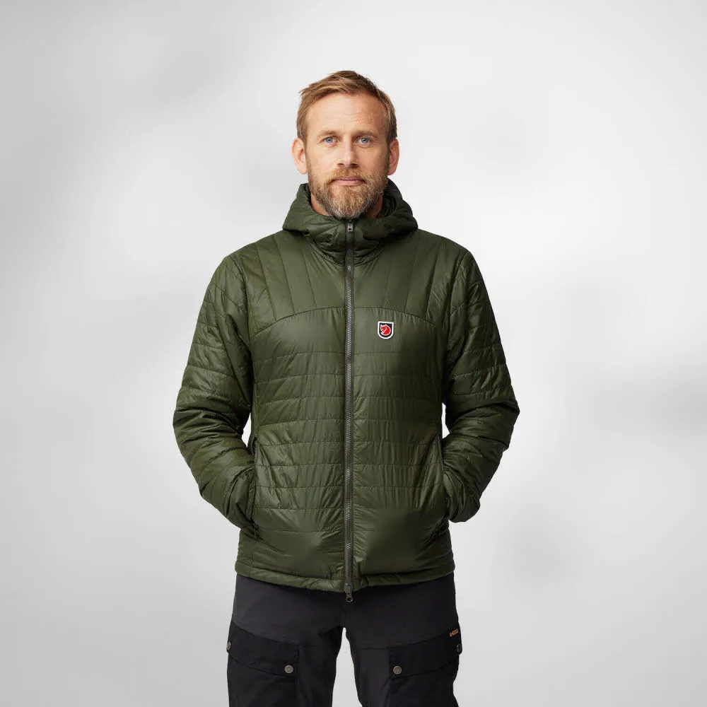 Fjällräven Expedition X-Lätt Hoodie M Herren Winterjacke grün