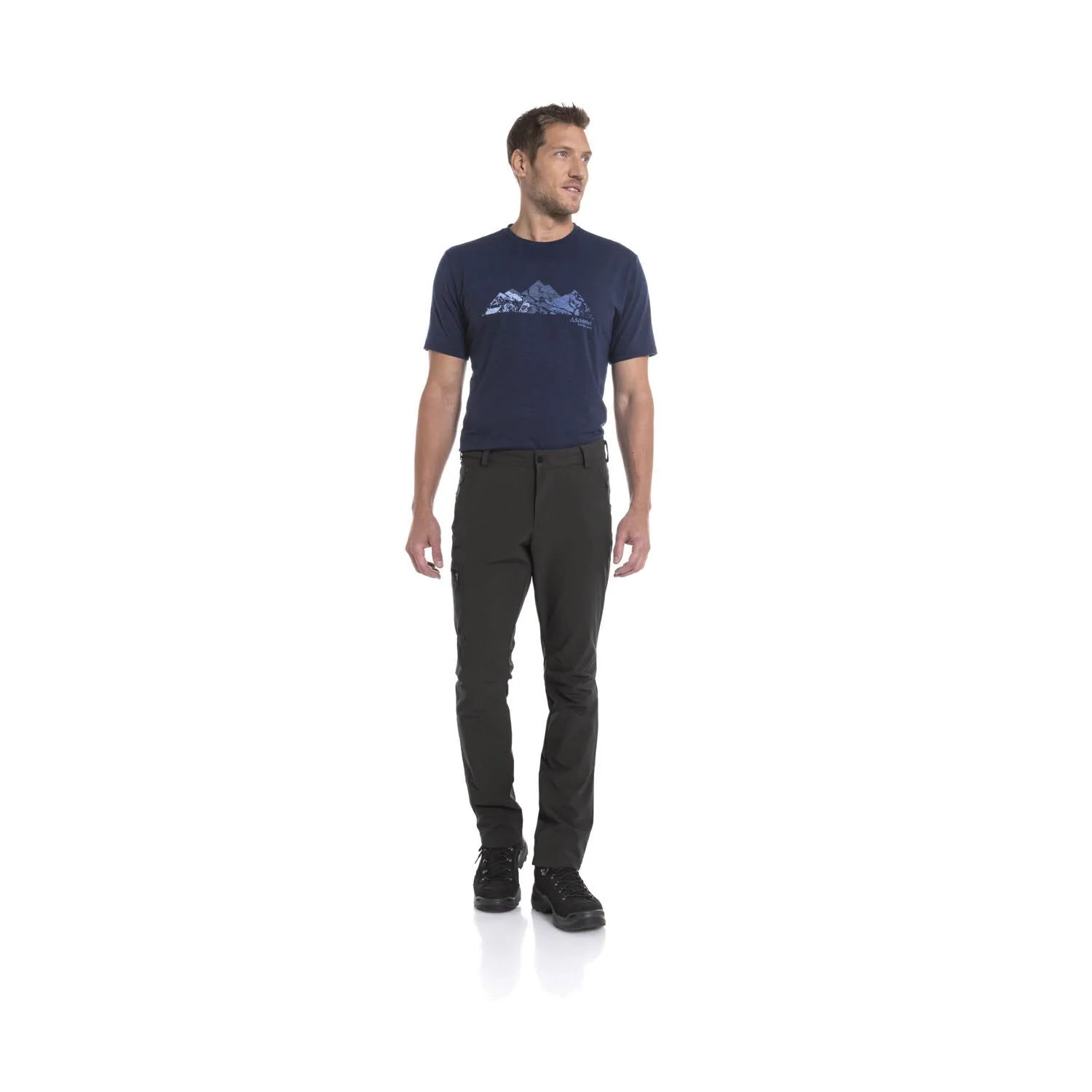 Schöffel Pants Folkstone Herren Wanderhose Trekkinghose ungefüttert grau