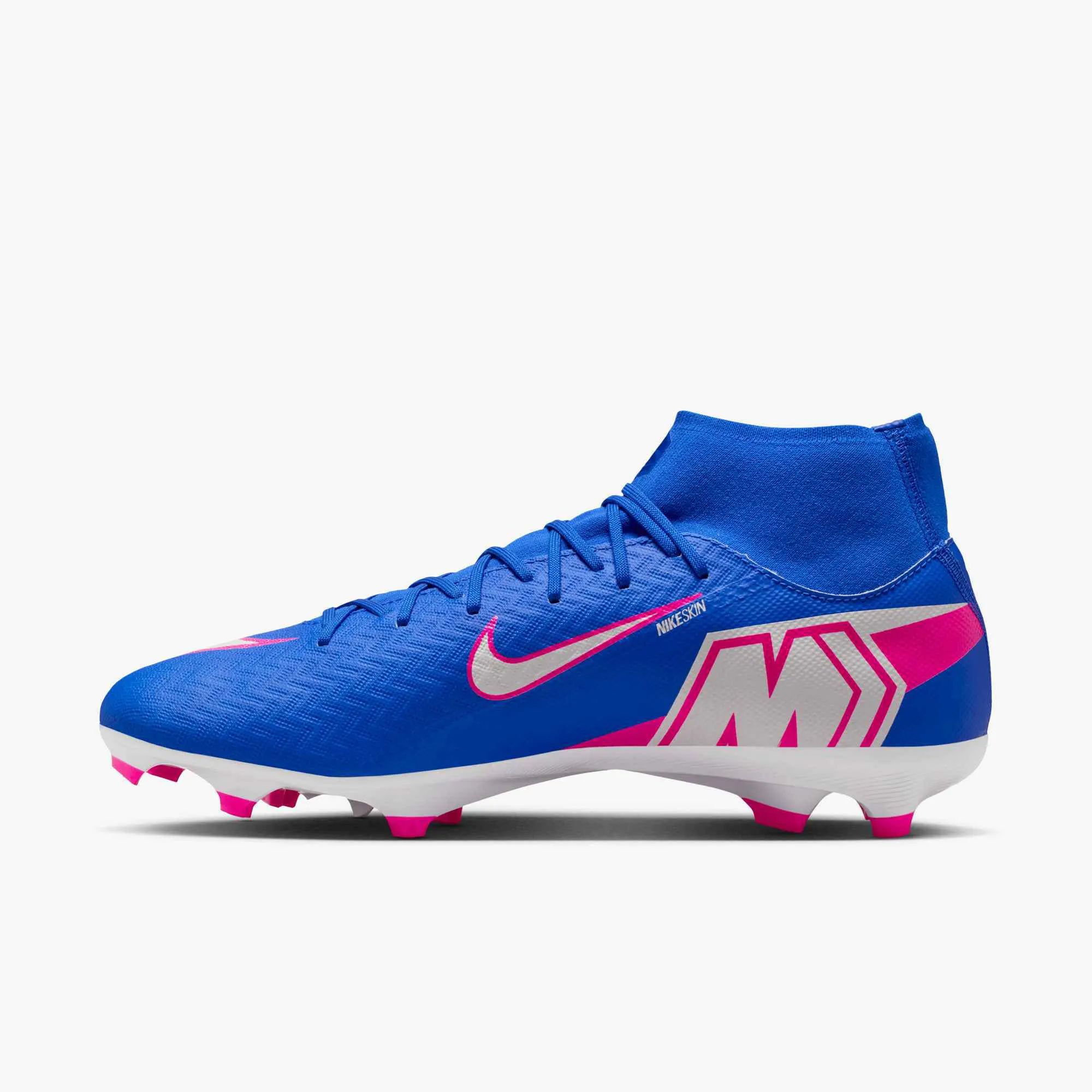 Nike Mercurial Superfly 10 Academy Unisex Fußballschuhe Stollenschuhe blau/weiß