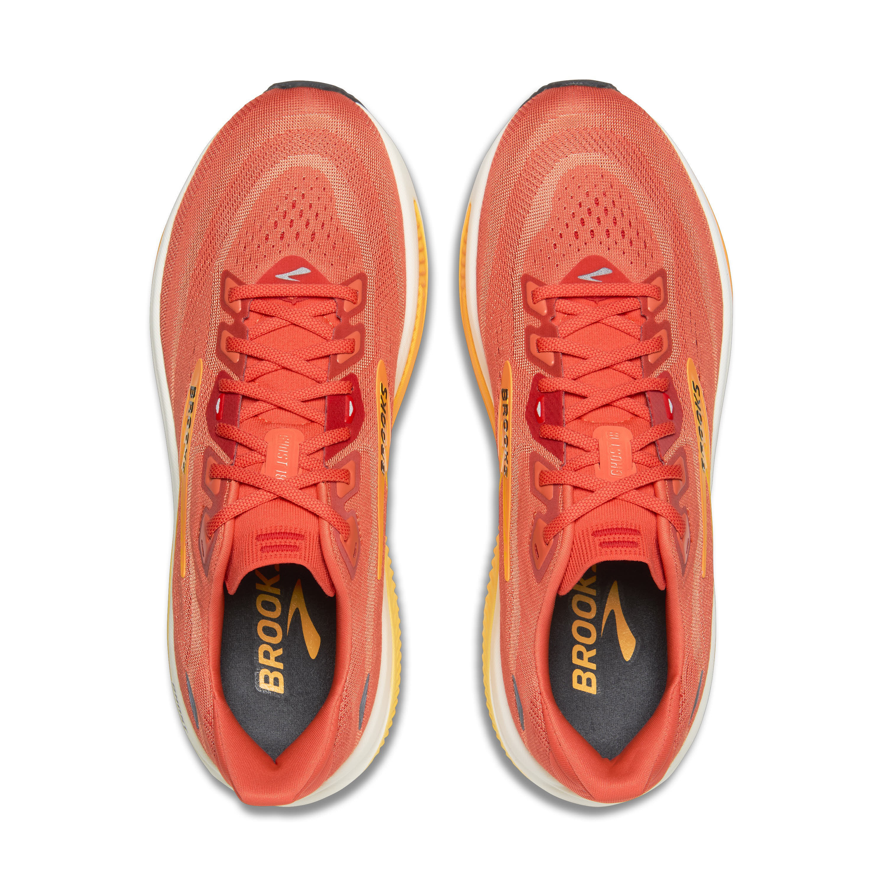 Brooks Ghost 18 Herren Laufschuhe Joggingschuhe orange