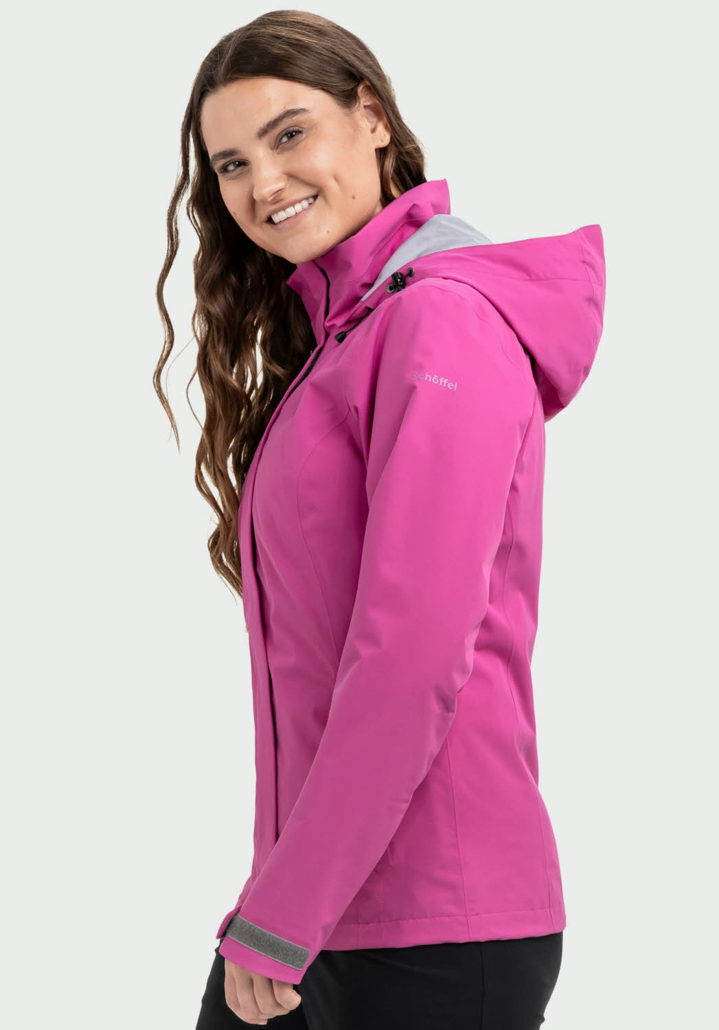 Schöffel Jacket Gmund L Damen Regenjacke Wanderjacke fuchsia
