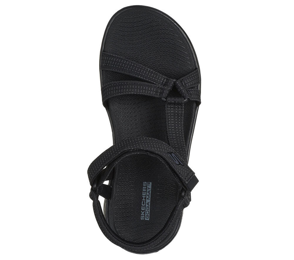 Skechers GO WALK Flex Sandal - Sublime Damen Trekkingsandalen Sandalen schwarz