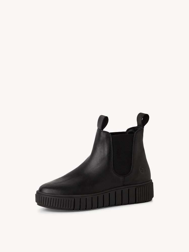 Tamaris Leder Chelsea Boot Damen Stiefel Stiefeletten schwarz