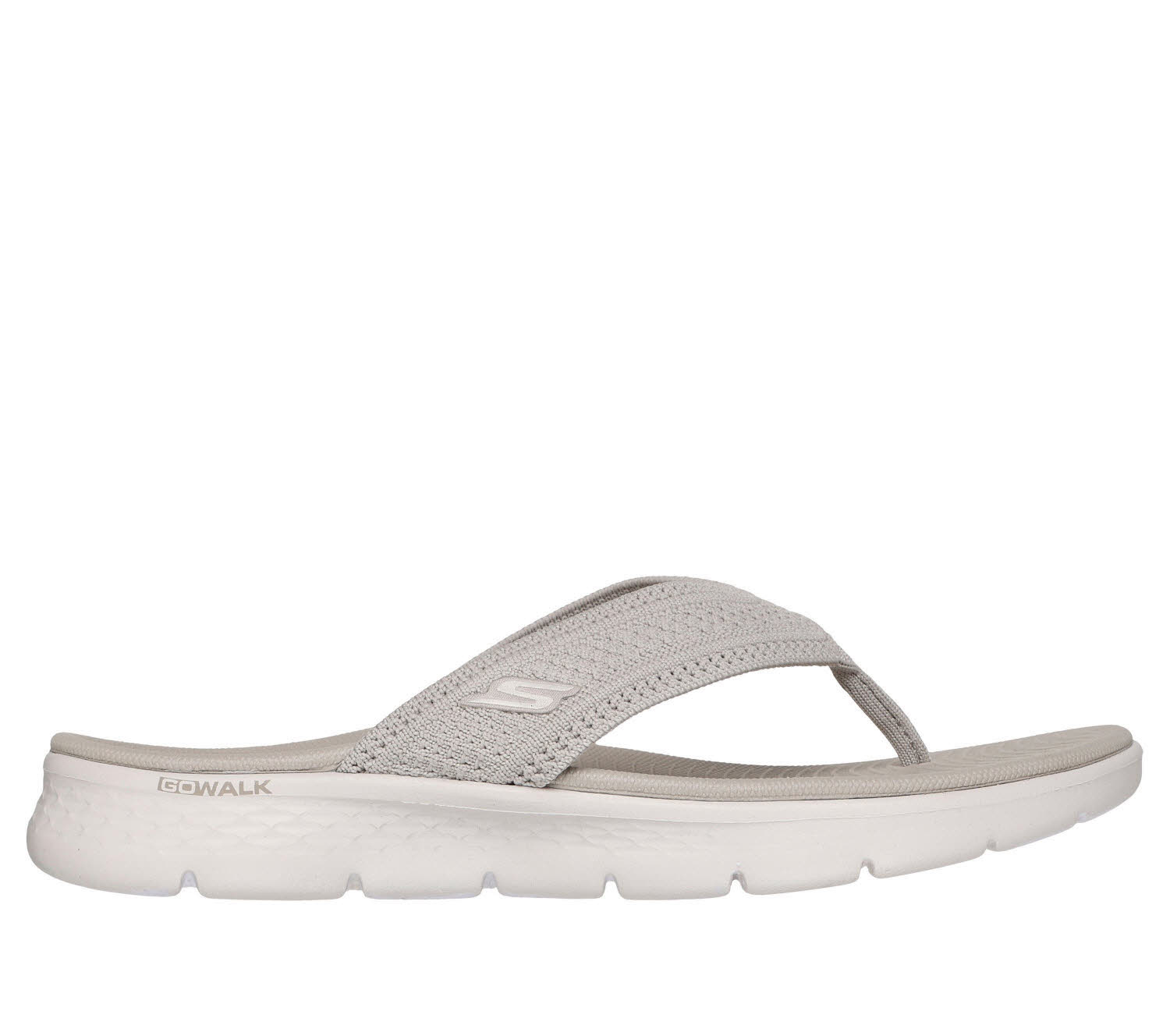 Skechers GO WALK FLEX SANDAL - HOLLY Damen Flip-Flops grau