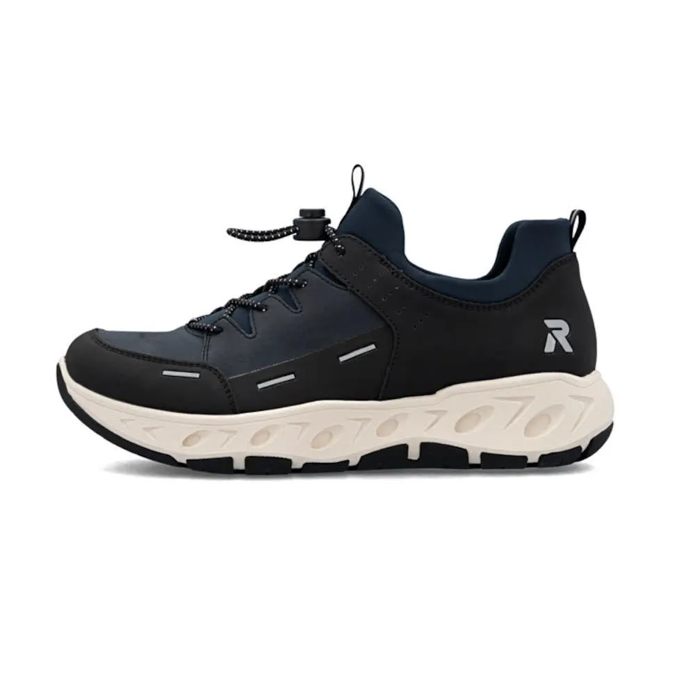 Rieker Damen Sneaker Low Halbschuhe dunkelblau