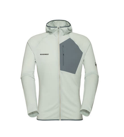 Mammut Aenergy Light ML Hooded Jacket Men Fleecejacke Herren hellgrau