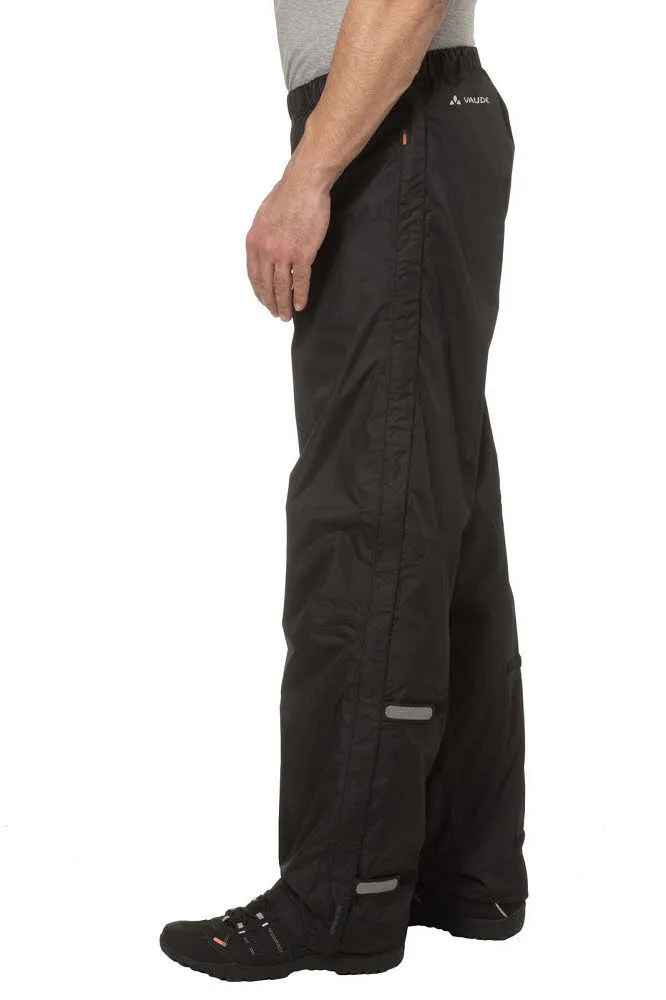 Vaude Fluid Full-Zip Pants II Herren Regenhose Multifunktionshose schwarz NEU