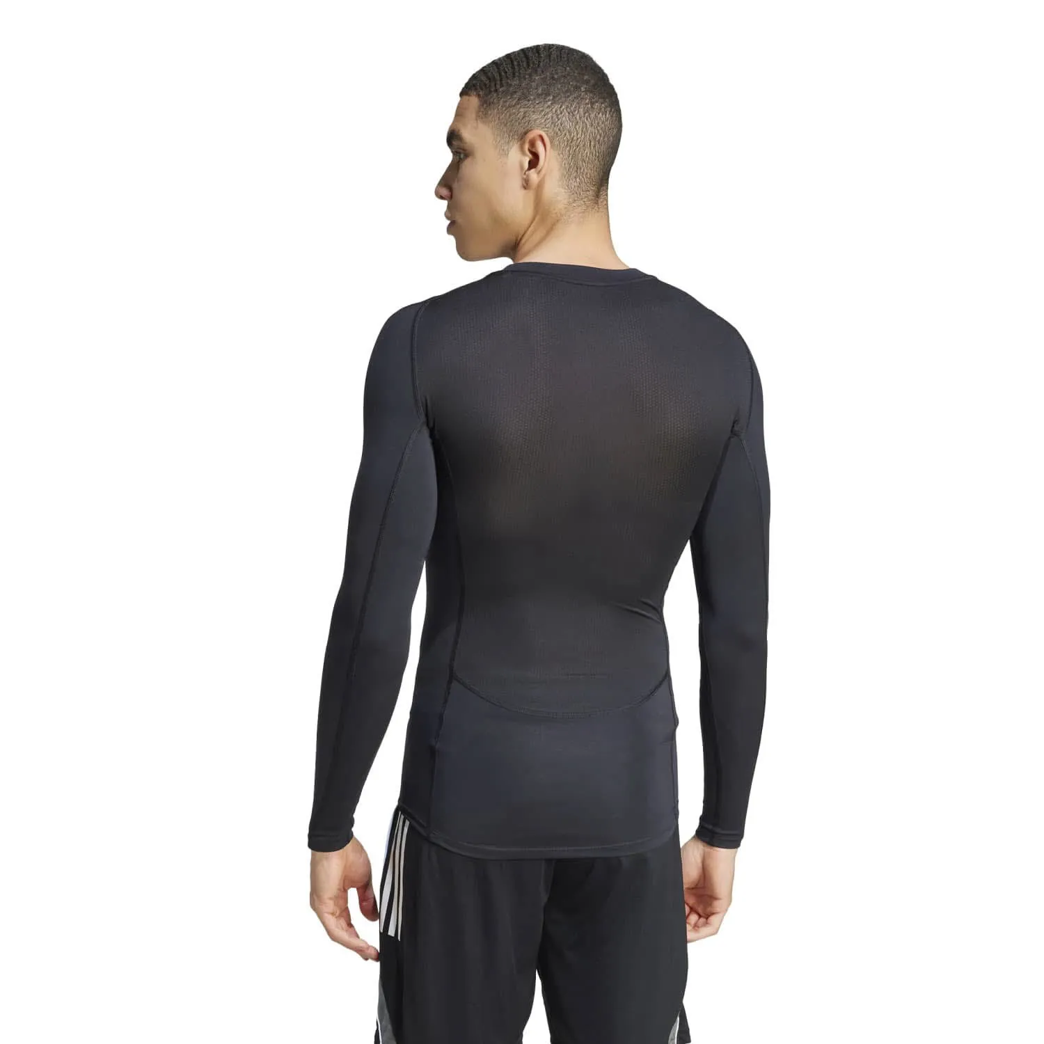 adidas TECHFIT Longsleeve Herren Langarmshirt Unterziehshirt schwarz