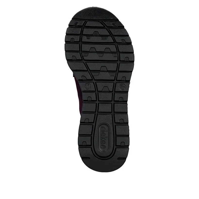 Rieker HWK Damen Halbschuhe Damen Sneaker modisch lila