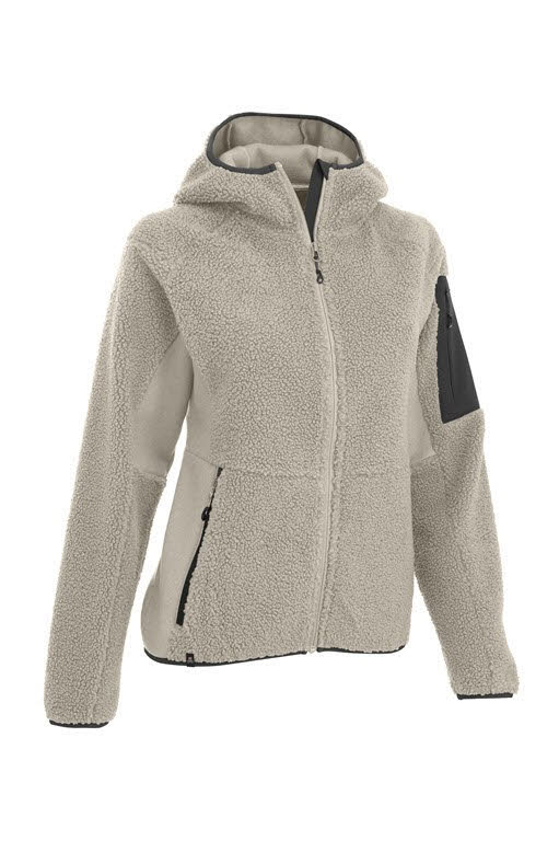 Maul Sport Wildroserl Damen Fleecejacke Outdoorjacke beige
